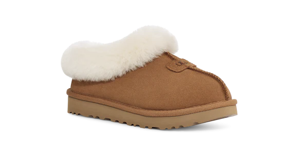 UGG Tazzette Women's Slippers - Cozy Faux Fur Lined Indoor/Outdoor House Shoes for Winter Comfort & Warmth - Perfect for Lounging at Home, Running Errands, or Traveling