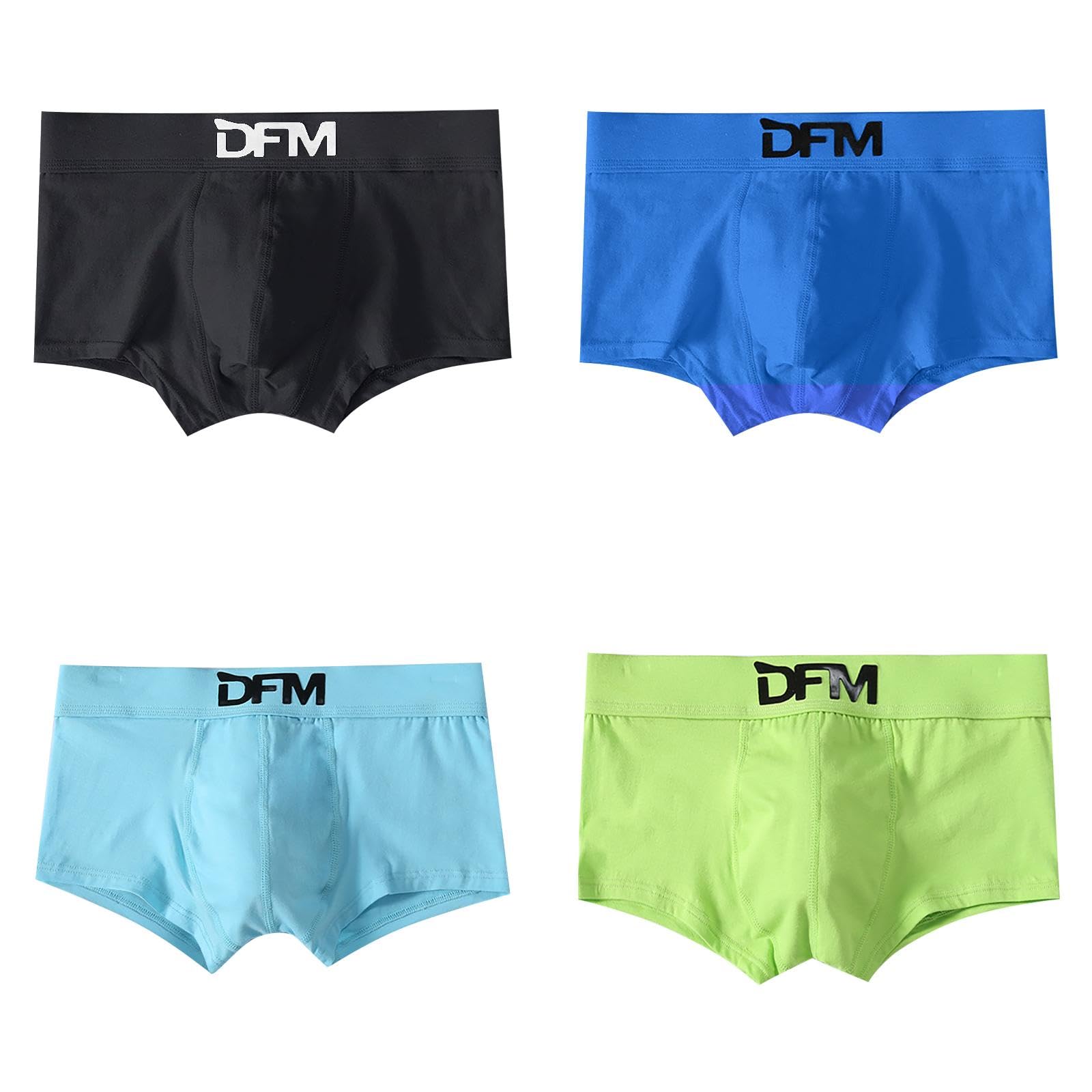 Breathable Soft Men's Boxer Briefs - Comfortable Cotton Trunks Underwear for Everyday Wear | Gym, Work, Sleep & Lounge