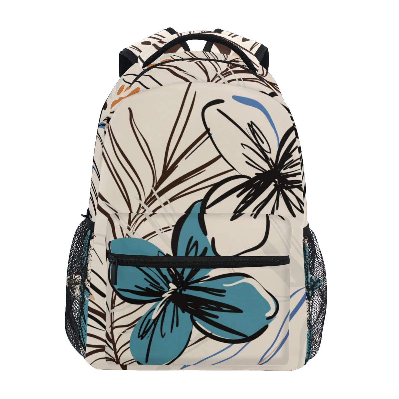 **JIPONI Stylish Abstract Rose Flower Backpack for Girls & Boys - Durable School Bag, Laptop Backpack, Travel Daypack - Perfect for School, Work & Outdoor Adventures**