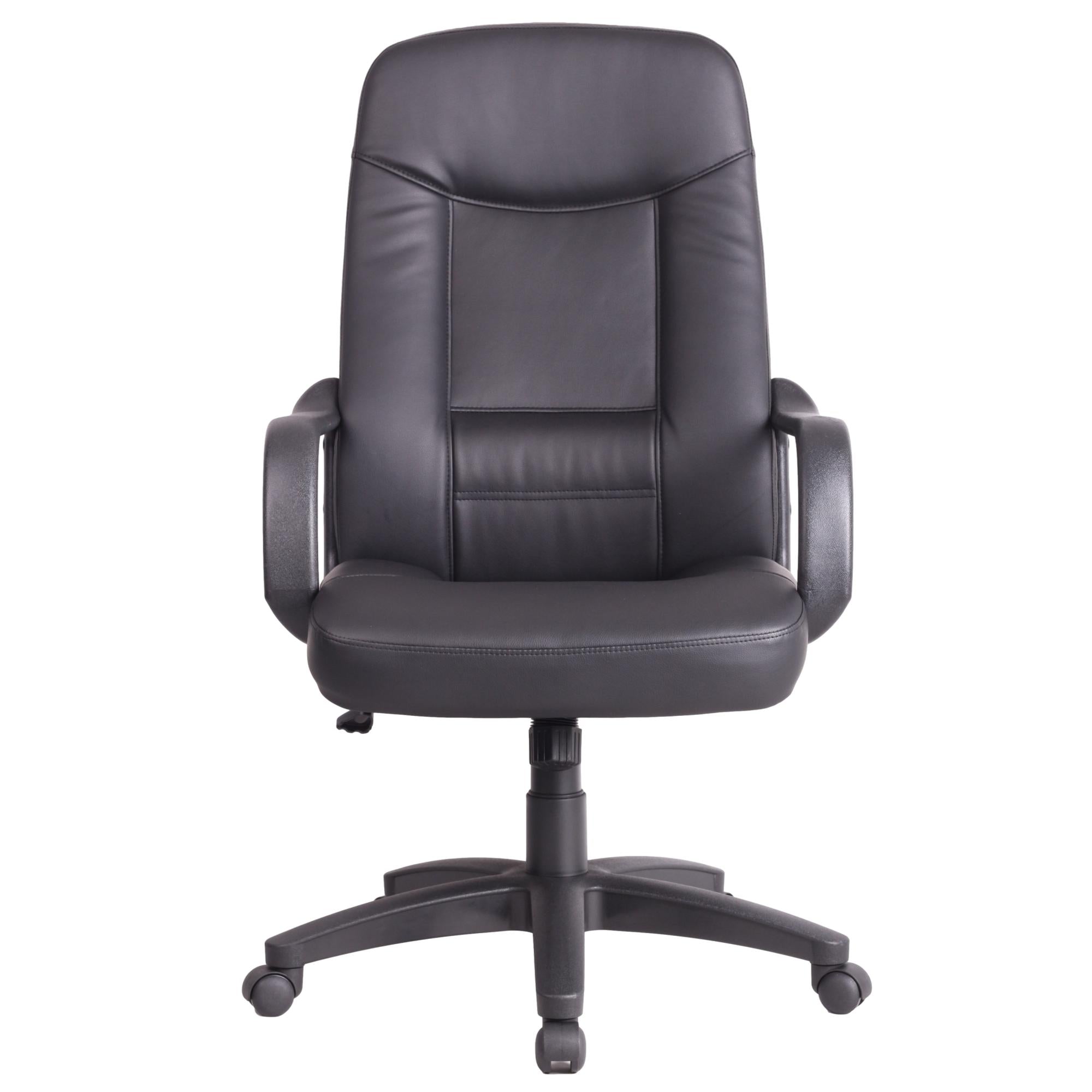 DK01 Ergonomic Office Chair - Adjustable Height Computer Desk Chair with Lumbar Support, Swivel & Rolling Wheels - Black - Perfect for Home Office, Gaming, and Workspace Comfort