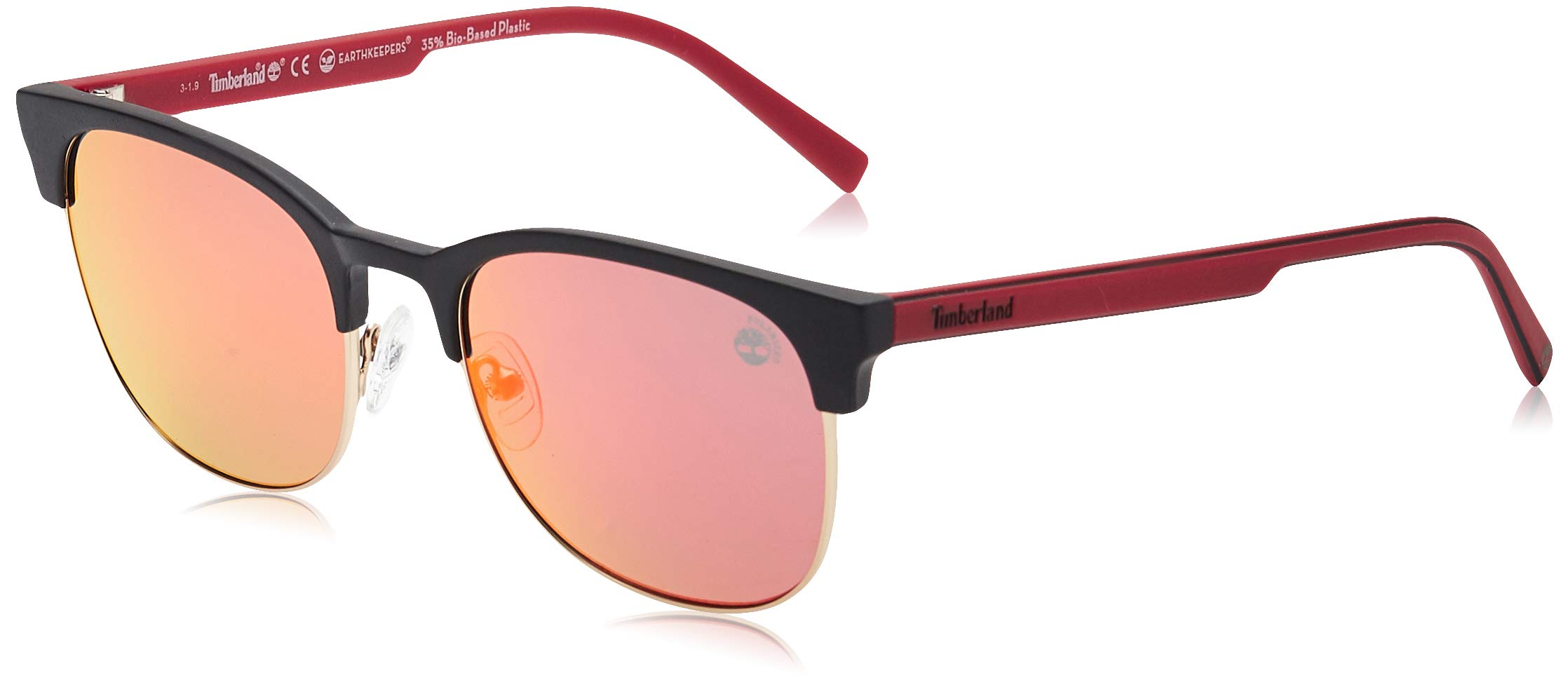 **Polarized Fashion Sunglasses for Men - Timberland TB9177-5305D Black/Smoke - UV Protection & Stylish Outdoor Eyewear for Driving, Hiking & Beach**