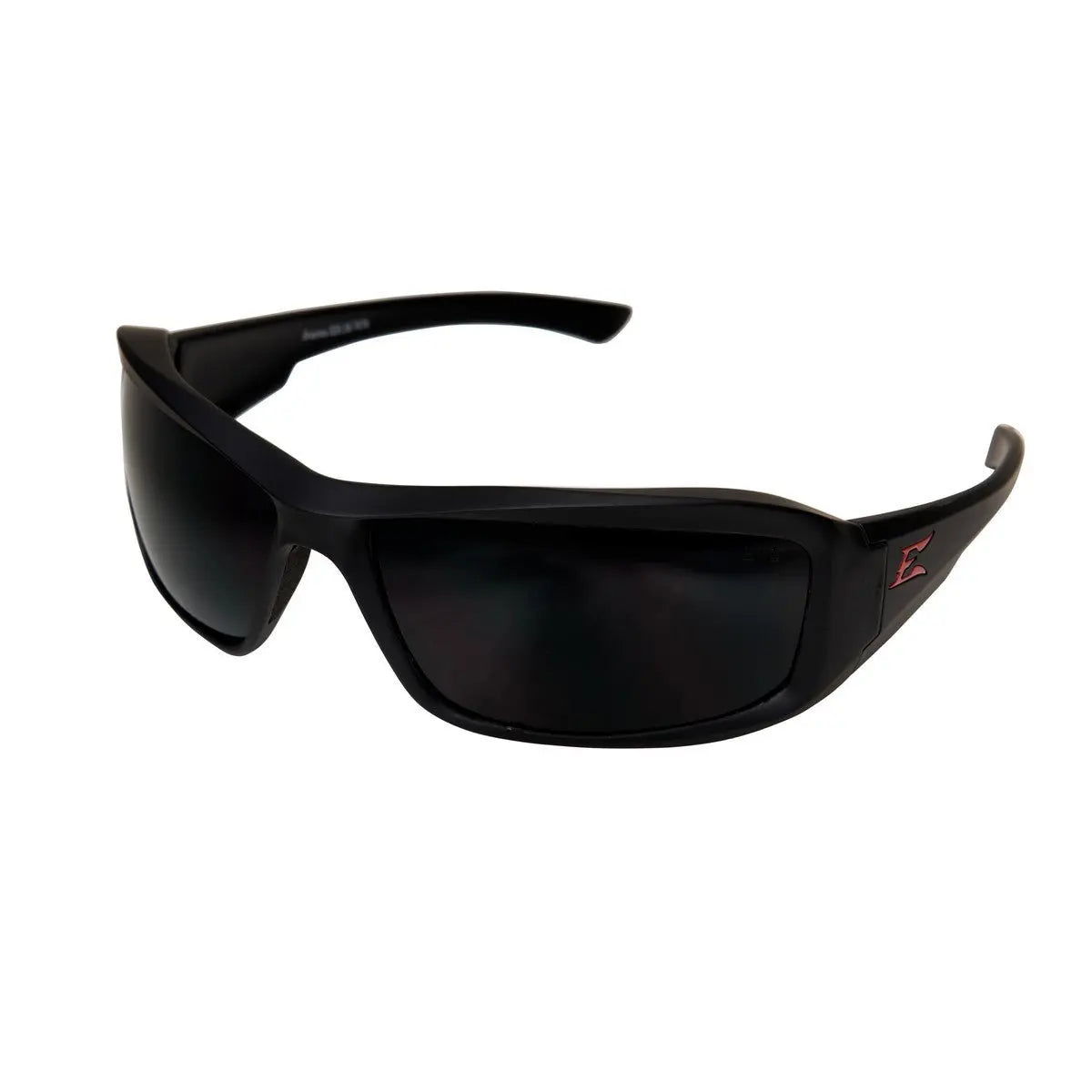 Edge TXB436 Brazeau Torque Matte Black with Red Accents Polarized Smoke Lens Sunglasses - Perfect for Driving, Outdoor Sports & Fashion Accessories