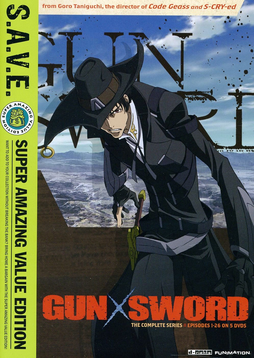 Gun X Sword - Complete Anime Box Set S.A.V.E. Edition | Action-Packed Mecha Series | Perfect for Anime Collectors & Sci-Fi Fans