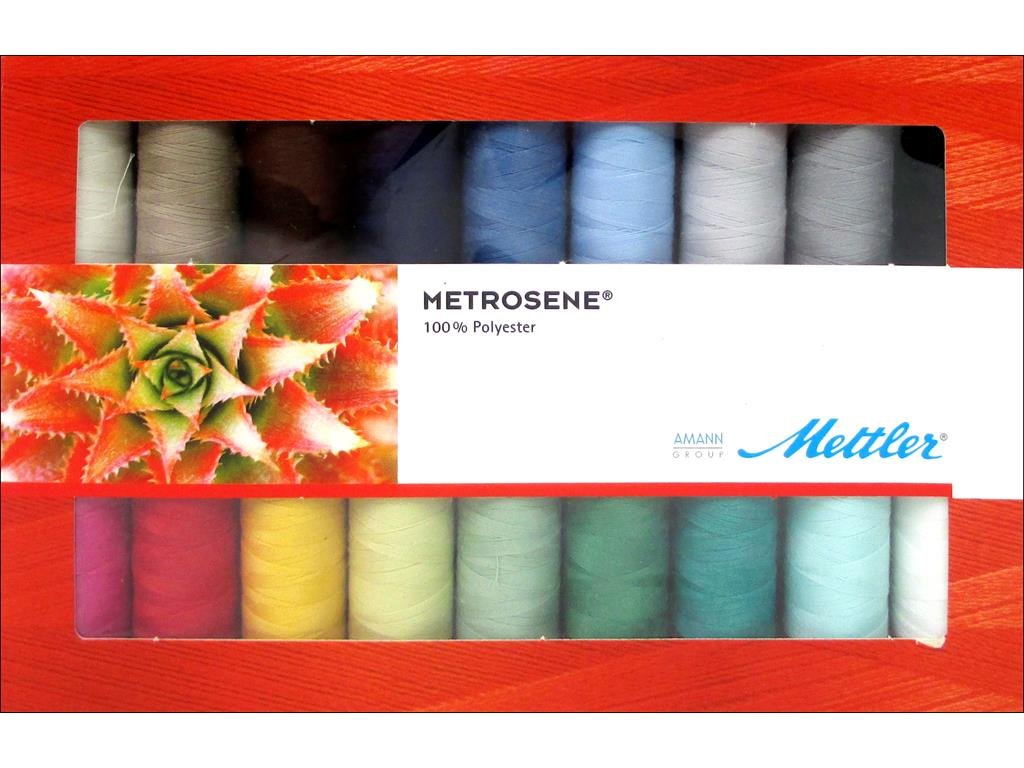 18-Piece All-Purpose Thread Gift Set - Premium Sewing Kit for Quilting, Embroidery & Crafts | Wooden Storage Box Included | Perfect for DIY Enthusiasts & Beginners