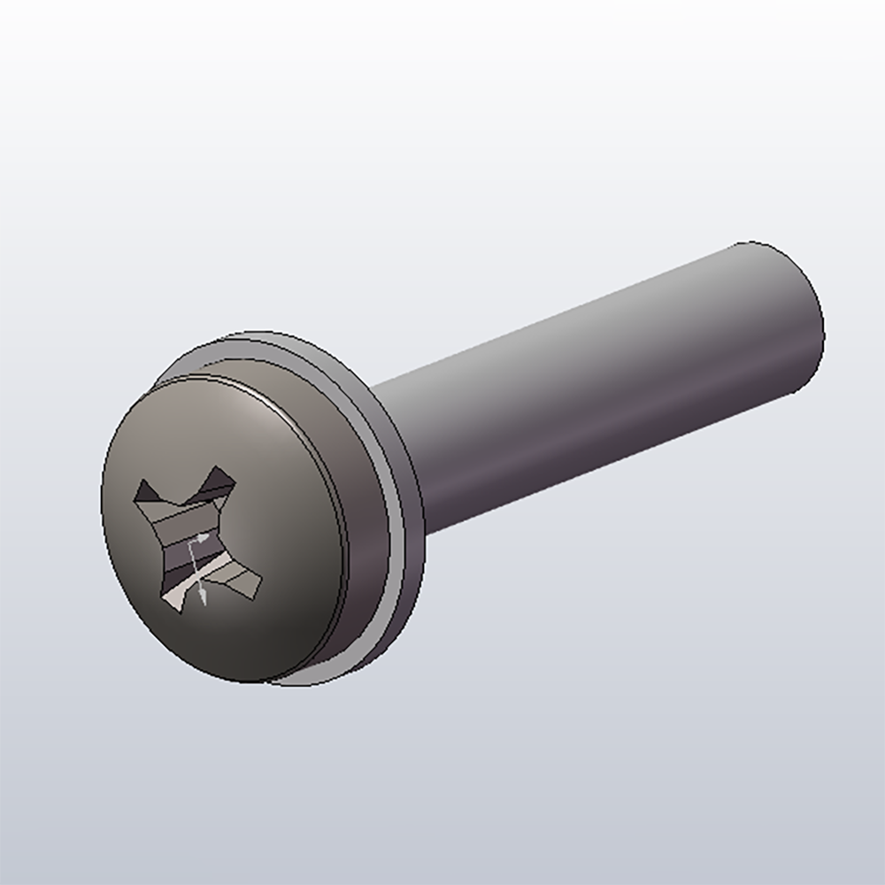 DP12VL 49 Philips Screw Assembly M4x20 - High Quality Fastener for Electronics, Furniture & DIY Projects | Secure Mounting Solution for Home & Office Use