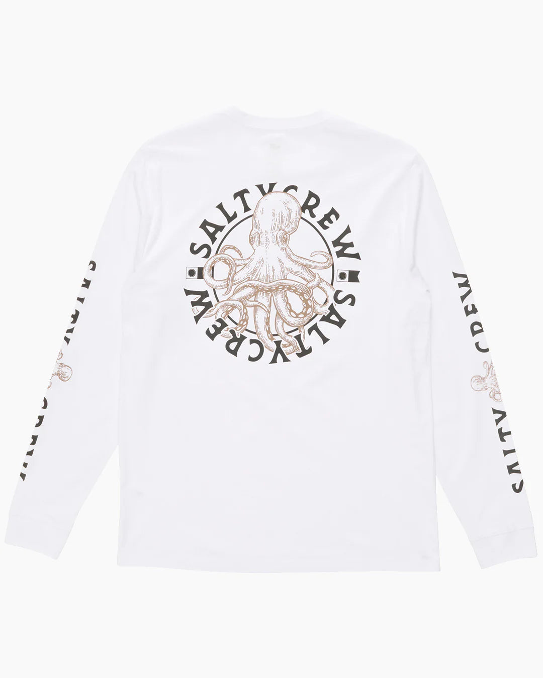 Salty Crew Tentacles Long Sleeve T-Shirt - Men's Graphic Surf Fishing Shirt - Perfect for Beach, Boating & Outdoor Adventures