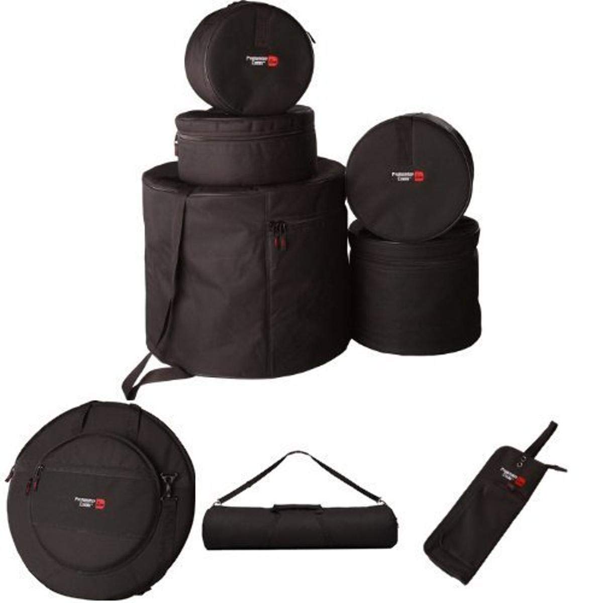 Gator Cases Drummers Bundle - Standard Drum Bag Set, Cymbal Bag, 13