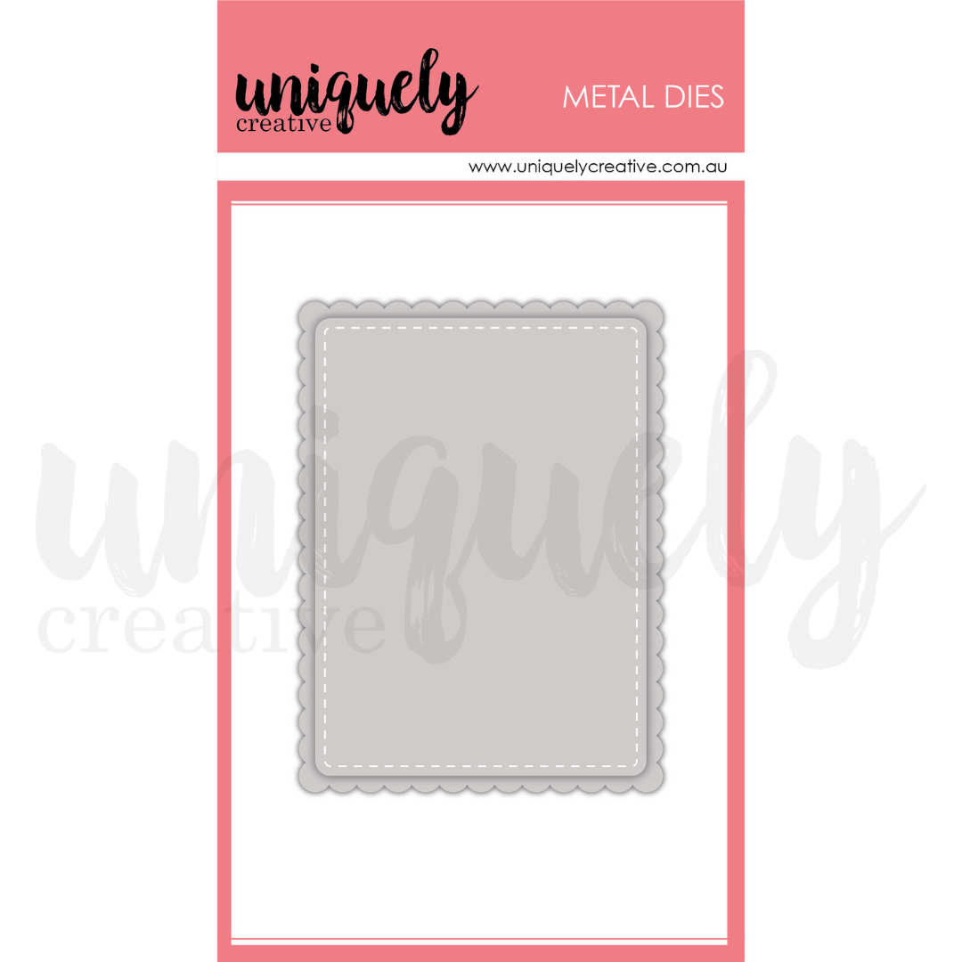 Premium Stitched Rounded Corner Die Set for Scrapbooking & Card Making - Perfect for DIY Crafts, Paper Projects, and Memory Books
