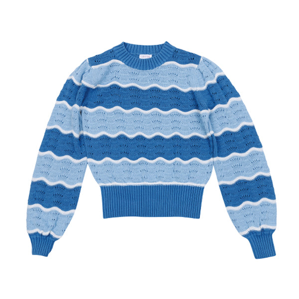 Luna Mae Gia Zig Zag Knit Sweater for Women - Cozy & Stylish Pullover for Fall & Winter Fashion, Casual Outfits, and Layering