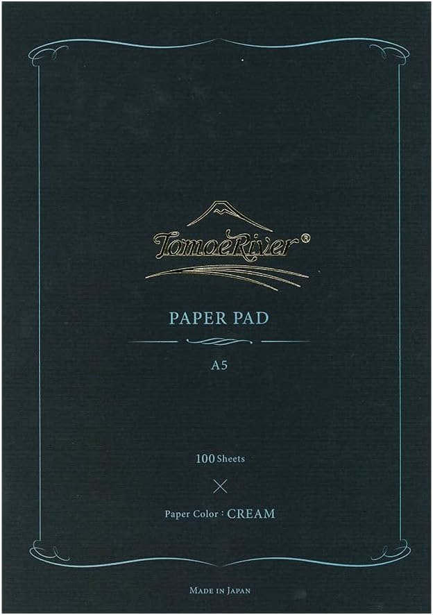 Tomoe River A5 Notebook - 100 Sheets Cream Paper for Journaling, Sketching & Calligraphy - Premium Fountain Pen Friendly Paper for Artists & Writers