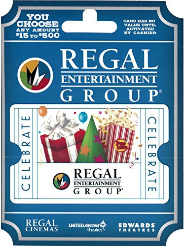 Regal Entertainment Gift Card - Perfect for Movies, Dining & More | Buy Online for Theaters & Entertainment