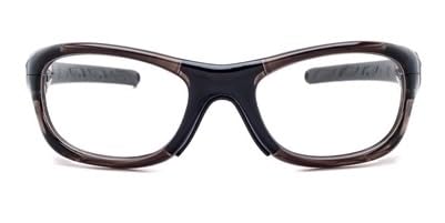 Phillips Q100 Radiation Protection Glasses - Wrap Around Safety Eyewear with Plastic Rectangle Frame for Small Faces | Perfect for Computer Use, Gaming & UV Protection