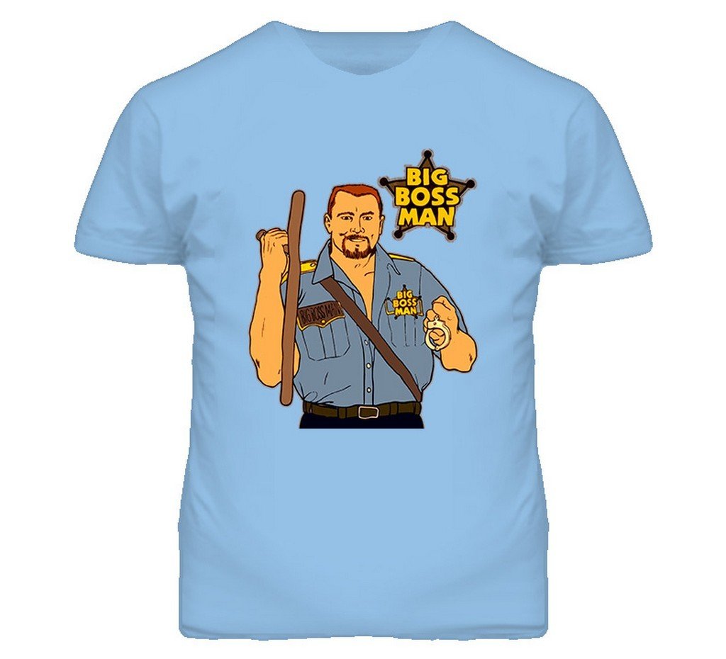 Big Boss Man Wrestling Legend Vintage T-Shirt - Retro WWE Fan Apparel for Men & Women - Perfect for Wrestling Events, Cosplay & Casual Wear