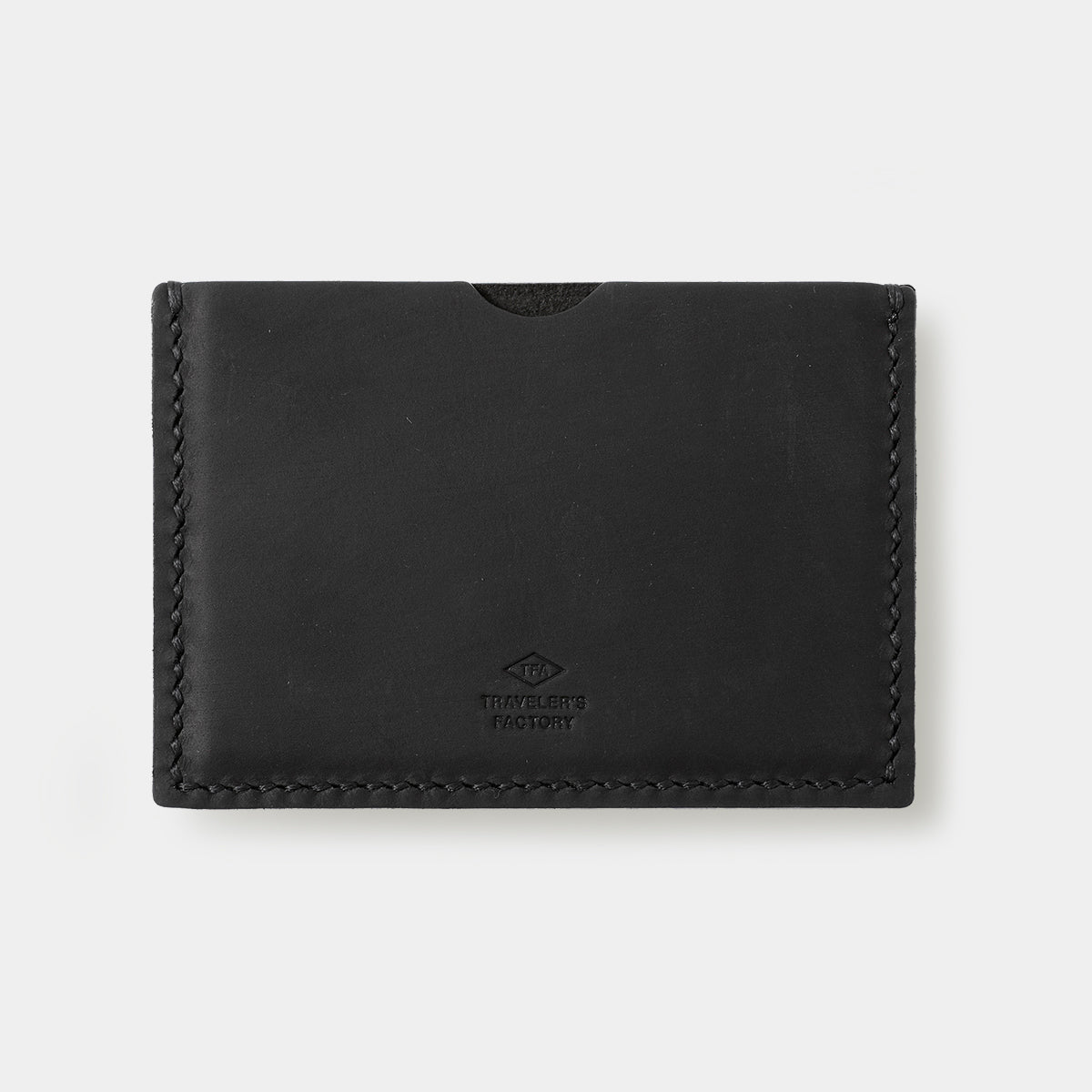 Premium Genuine Leather Passport Holder - TRAVELER'S COMPANY Traveler's Factory Black Passport Case for Men & Women | Perfect for International Travel, Business Trips & Document Organization