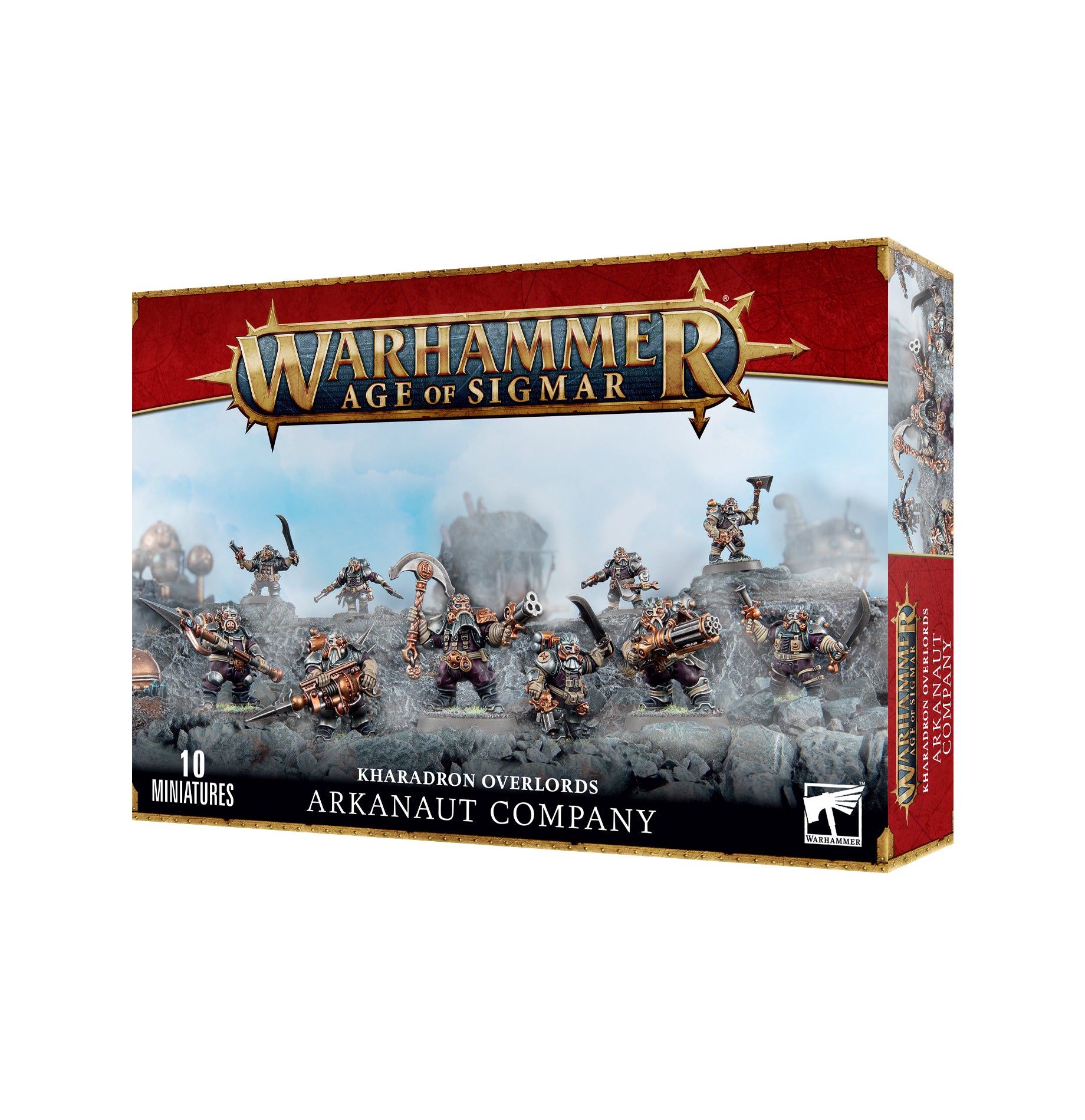Warhammer Age of Sigmar Kharadron Overlords Arkanaut Company - Dwarf Sky Pirate Miniatures for Tabletop Wargaming & Fantasy Battles