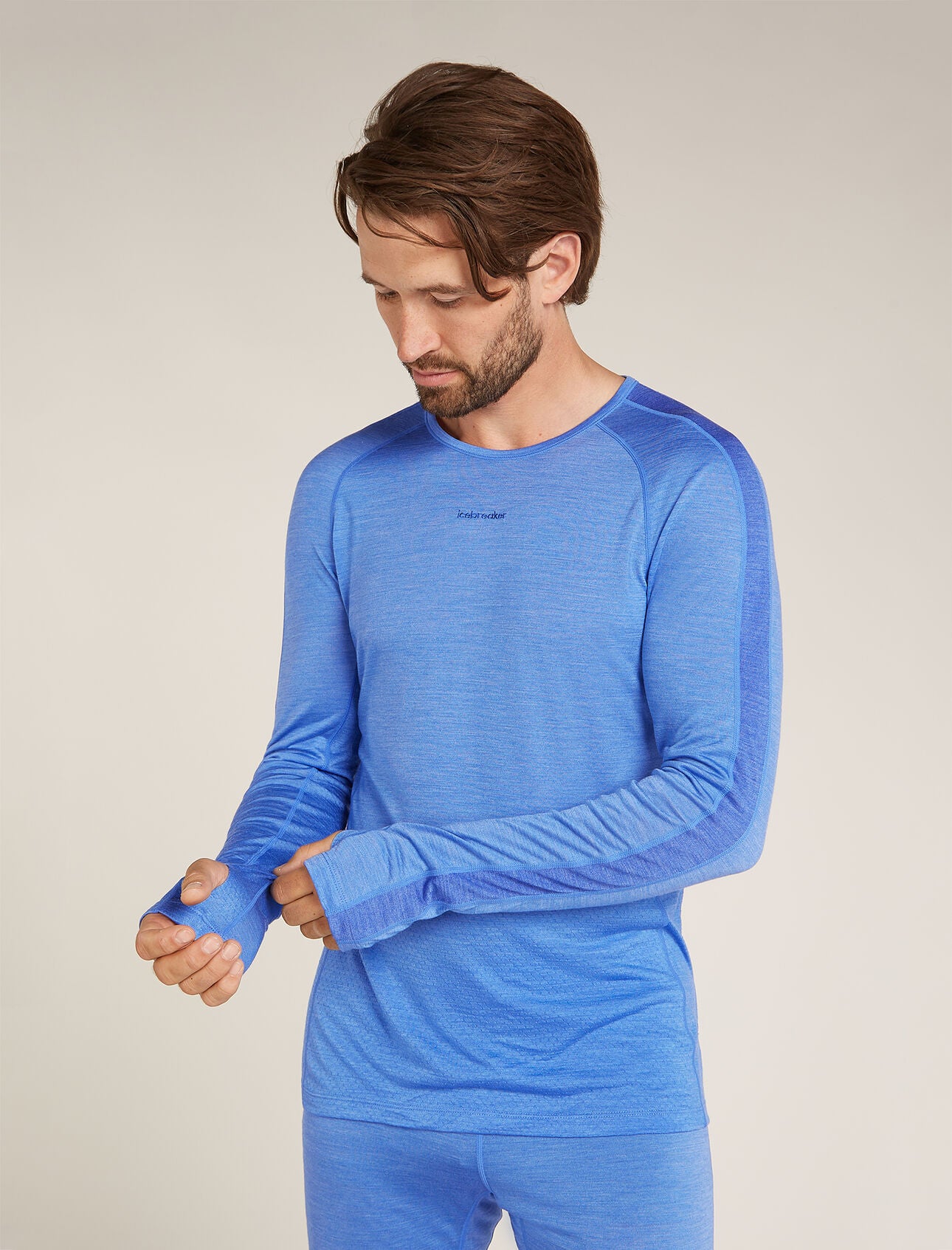 125 ZoneKnit™ Merino Blend Long Sleeve Thermal Base Layer Top for Men - Moisture Wicking & Odor Resistant - Perfect for Hiking, Skiing & Cold Weather Outdoor Activities