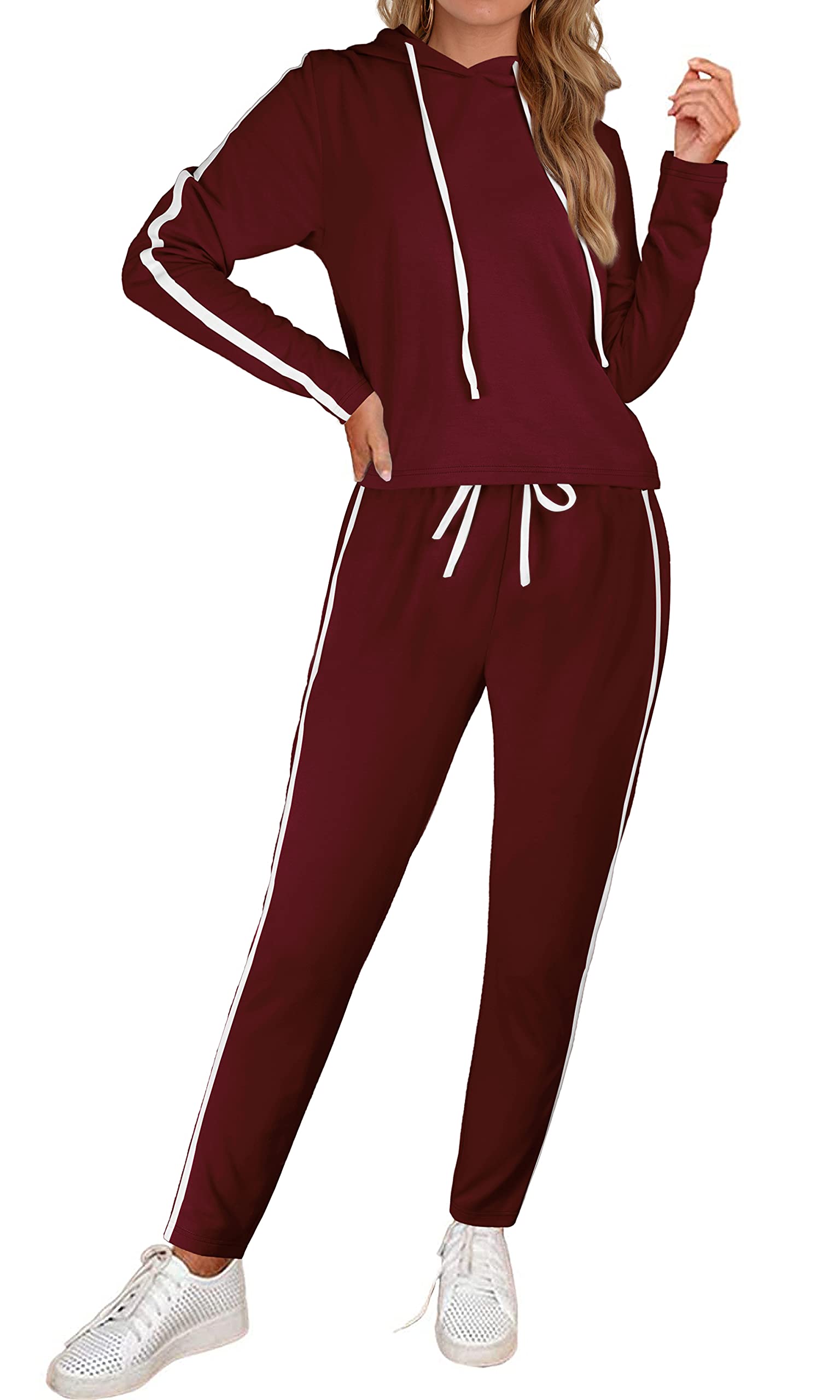 Dasbayla Women's Casual Two Piece Outfits - Soft Lounge Sweatsuit Set for Home, Travel & Relaxation | Comfortable Matching Tracksuit for Yoga, Running Errands & Weekend Wear