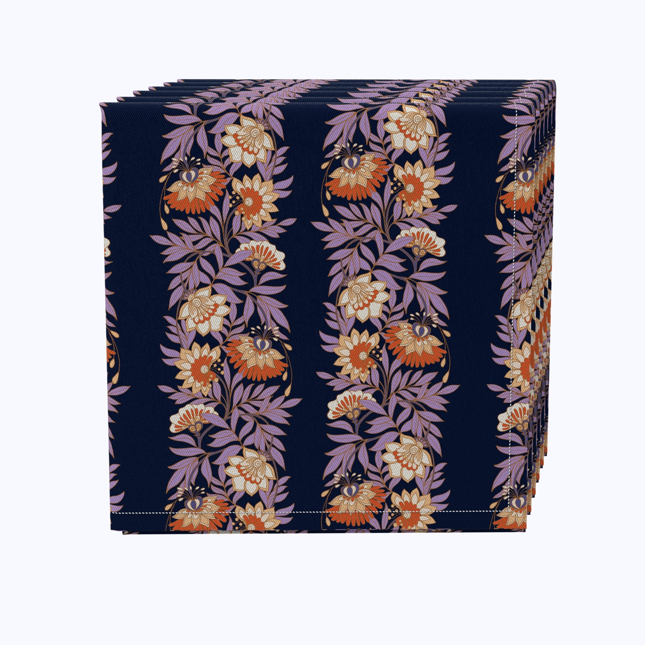 19-Pack Floral Cotton Napkins for Dining, Parties, and Home Decor - Soft & Absorbent Cloth Napkins for Everyday Use