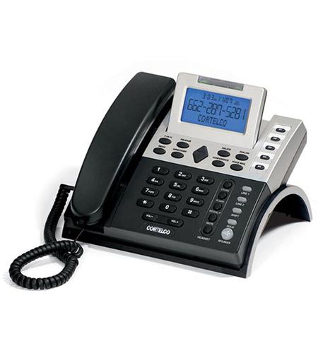 ITT 1220 2-Line CID Business Telephone with Caller ID - Ideal for Office, Home, and Small Business Communication
