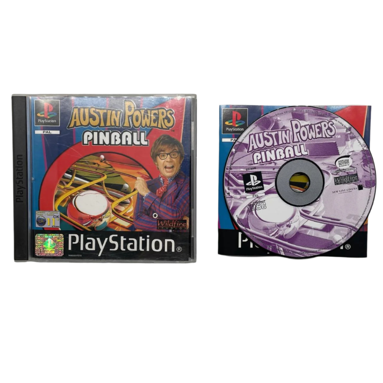 Austin Powers Pinball PS1 Game for Playstation 1 - Complete with Original Manual (PAL Version) - Perfect for Retro Gaming Collectors & 90s Nostalgia Fans