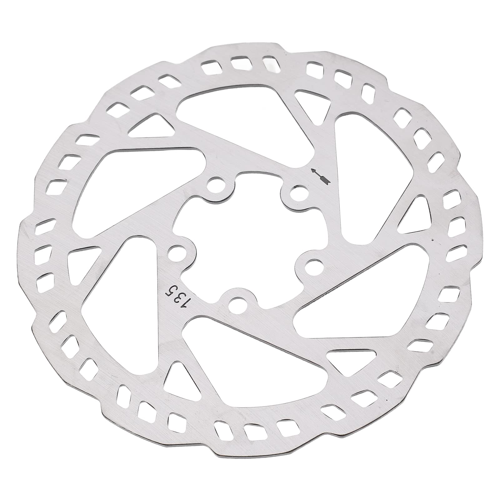 High Performance 135mm Stainless Steel Disc Brake with 5 Screws for Electric Scooters - Durable & Efficient Braking System for Commuting & Urban Riding