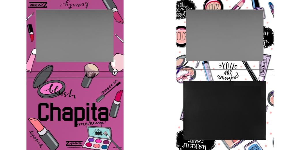 Custom Extra Large Z Palette - Magnetic Makeup Palette for Eyeshadows & Blush - Perfect for Professional Makeup Artists & Travel