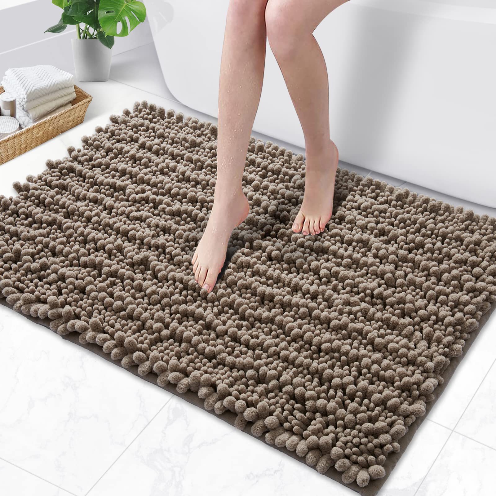 Premium Absorbent Washable Soft Bathroom Rug - 24
