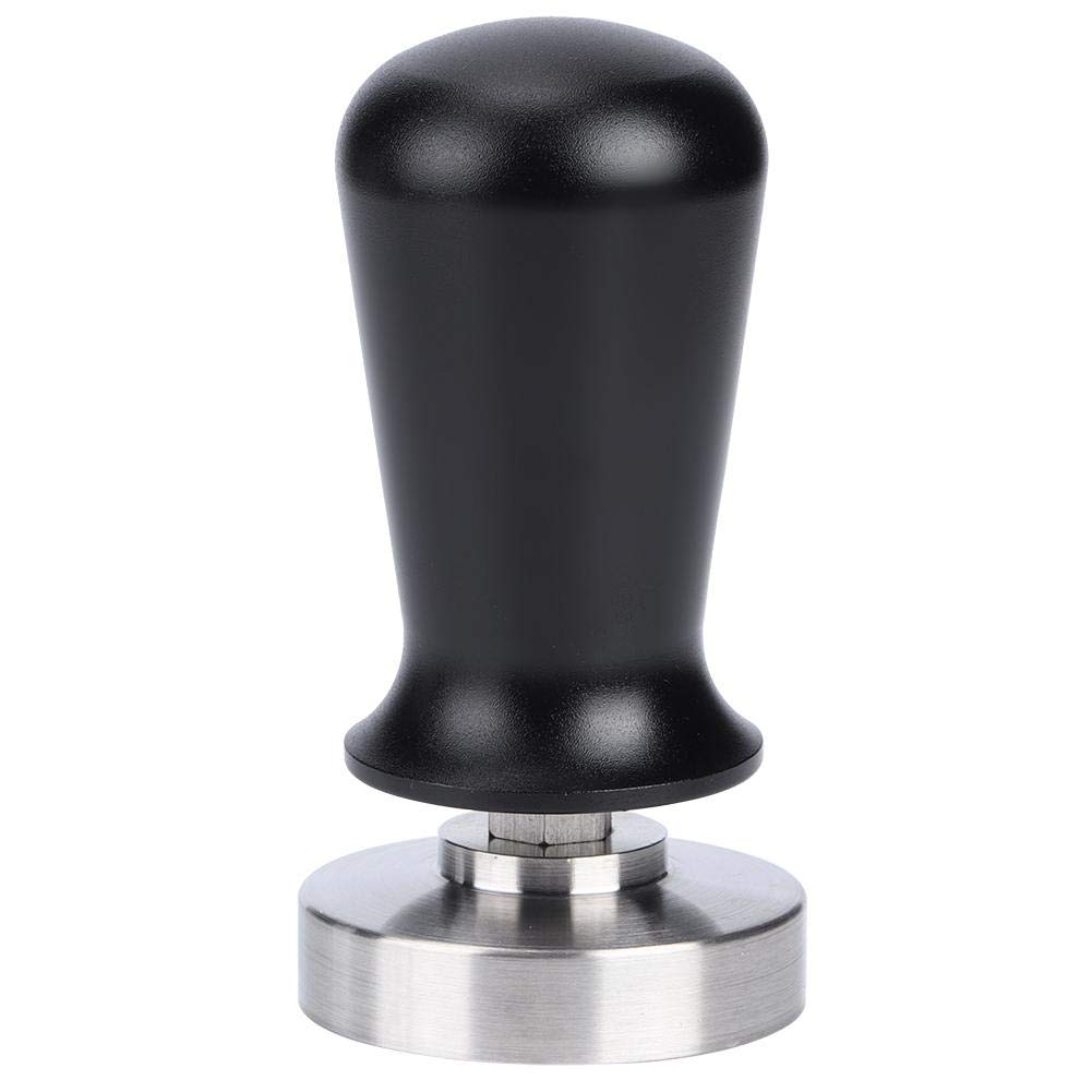 51mm Flat Base Coffee Tamper - Premium Stainless Steel Espresso Tamper with Spring for Perfect Tamping | Ideal for Home Baristas & Coffee Shops | Perfect for Espresso Machines & Professional Coffee Brewing