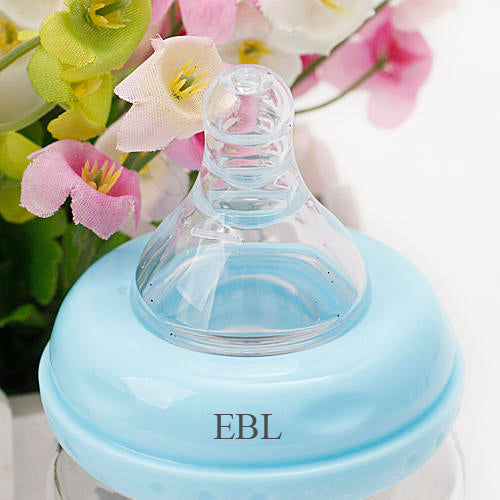 EBL Baby Bottle with Natural Silicone Nipple - BPA Free, Anti-Colic, Leak-Proof - Perfect for Newborns, Infants & Toddlers - Ideal for Breastfeeding, Formula Feeding & On-the-Go Use