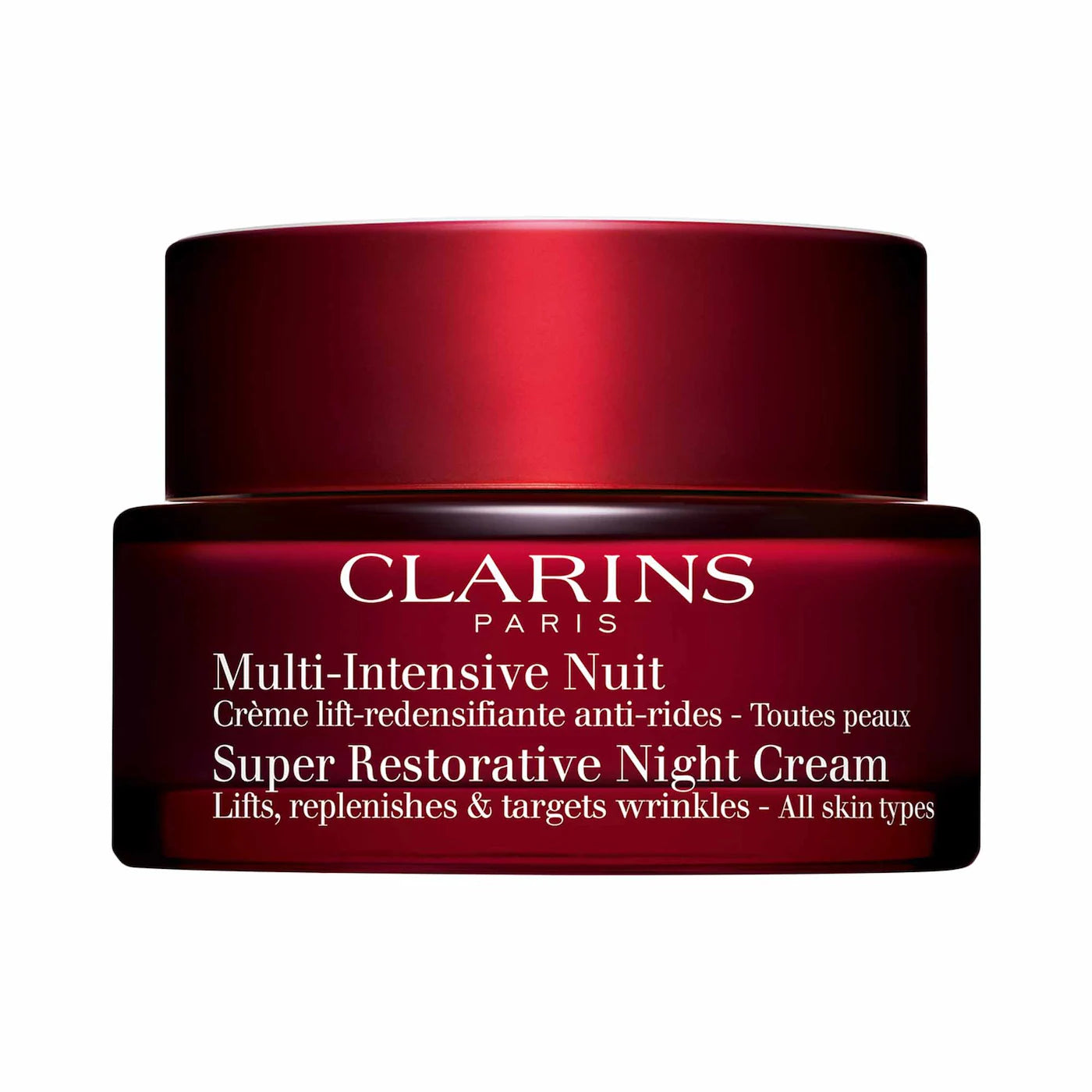 Clarins Super Restorative Anti-Aging Night Cream - 50ml | Hydrating & Firming Night Moisturizer for Mature Skin | Perfect for Nighttime Skincare Routine & Wrinkle Reduction