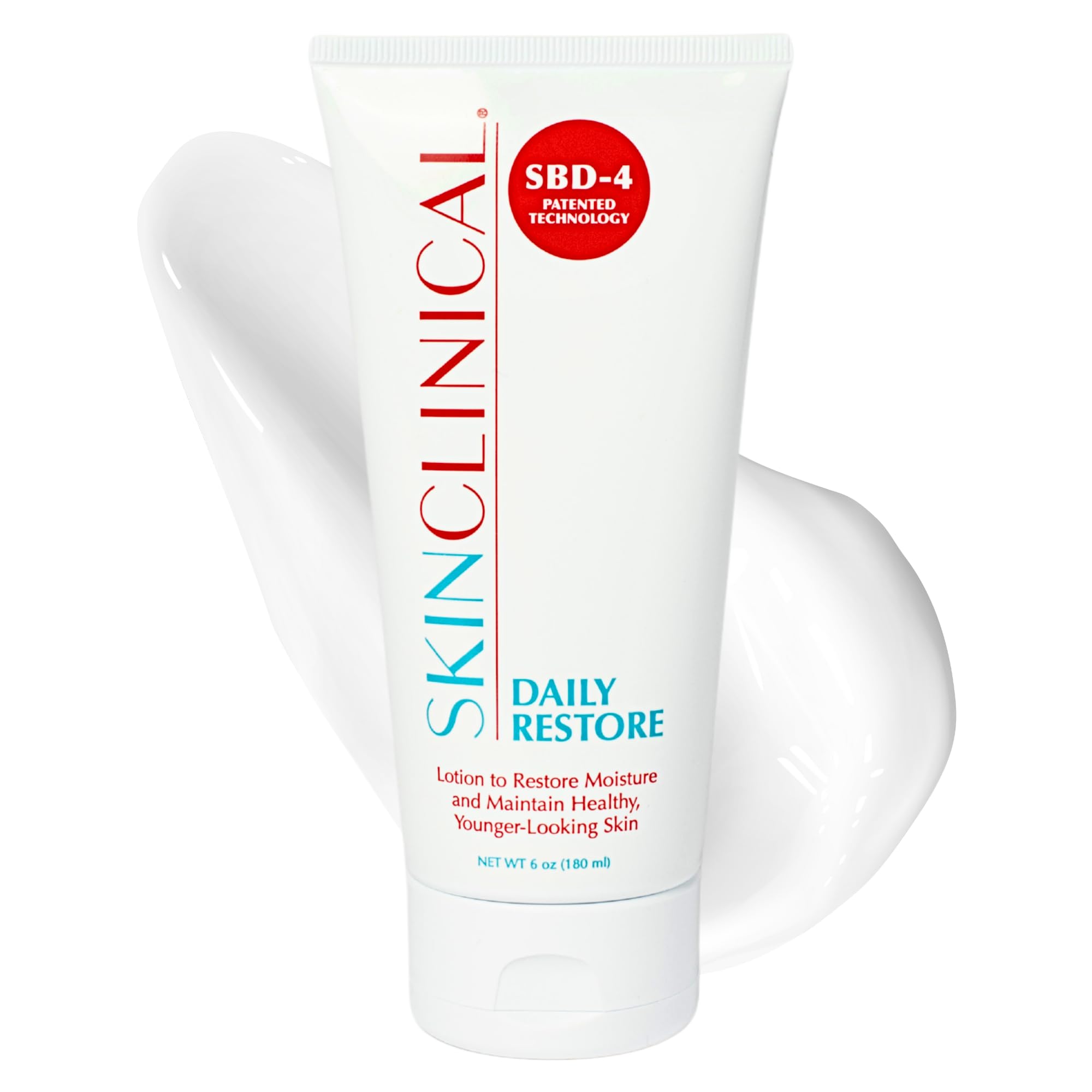 Daily Restore Hydrating Lotion with Shea Butter & Aloe - Ultra Moisturizing Body & Face Cream for Very Dry Skin - Fragrance-Free, Unscented Moisturizer with Patented SBD-4 Formula (6oz) - Perfect for Winter Care, Eczema Relief & Sensitive Skin Hydration
