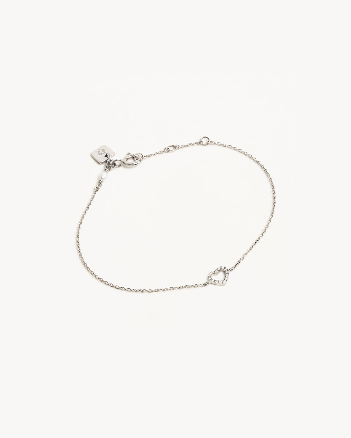 14K Solid White Gold Eternal Love Diamond Bracelet for Women - Elegant Stackable Tennis Bracelet for Anniversary, Wedding & Special Occasions