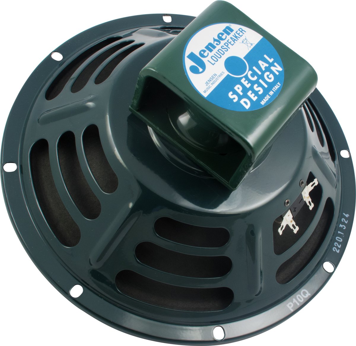 Jensen P10Q8 10-Inch Green Speaker - High-Quality Audio for Home, Office & Outdoor Use
