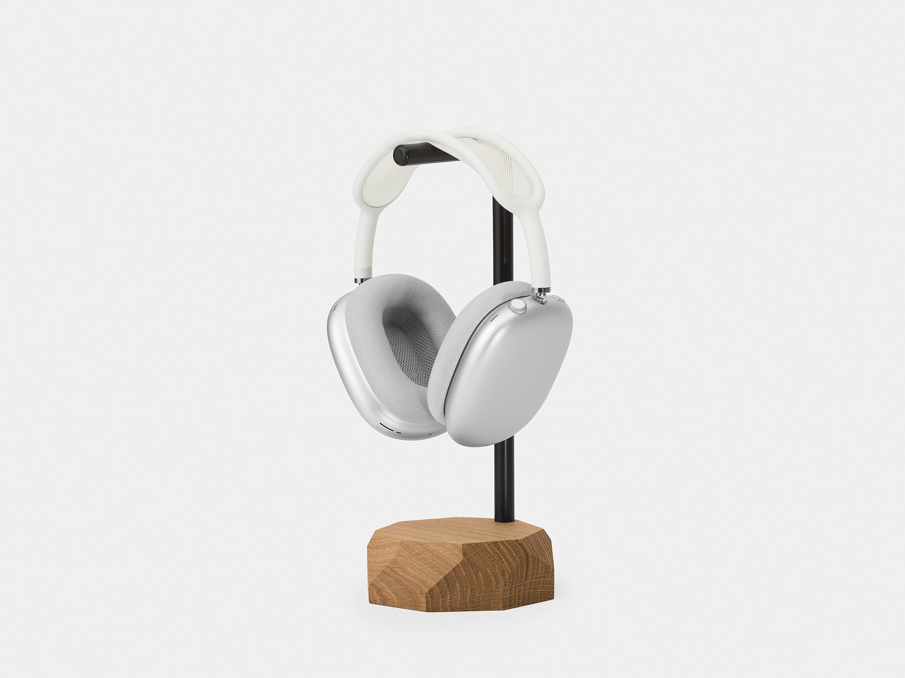 Premium Wooden Headphone Stand - Adjustable & Space-Saving Holder for Gaming Headsets, Wireless Earphones, and Over-Ear Headphones - Perfect for Home Office, Gaming Setup, and Desk Organization