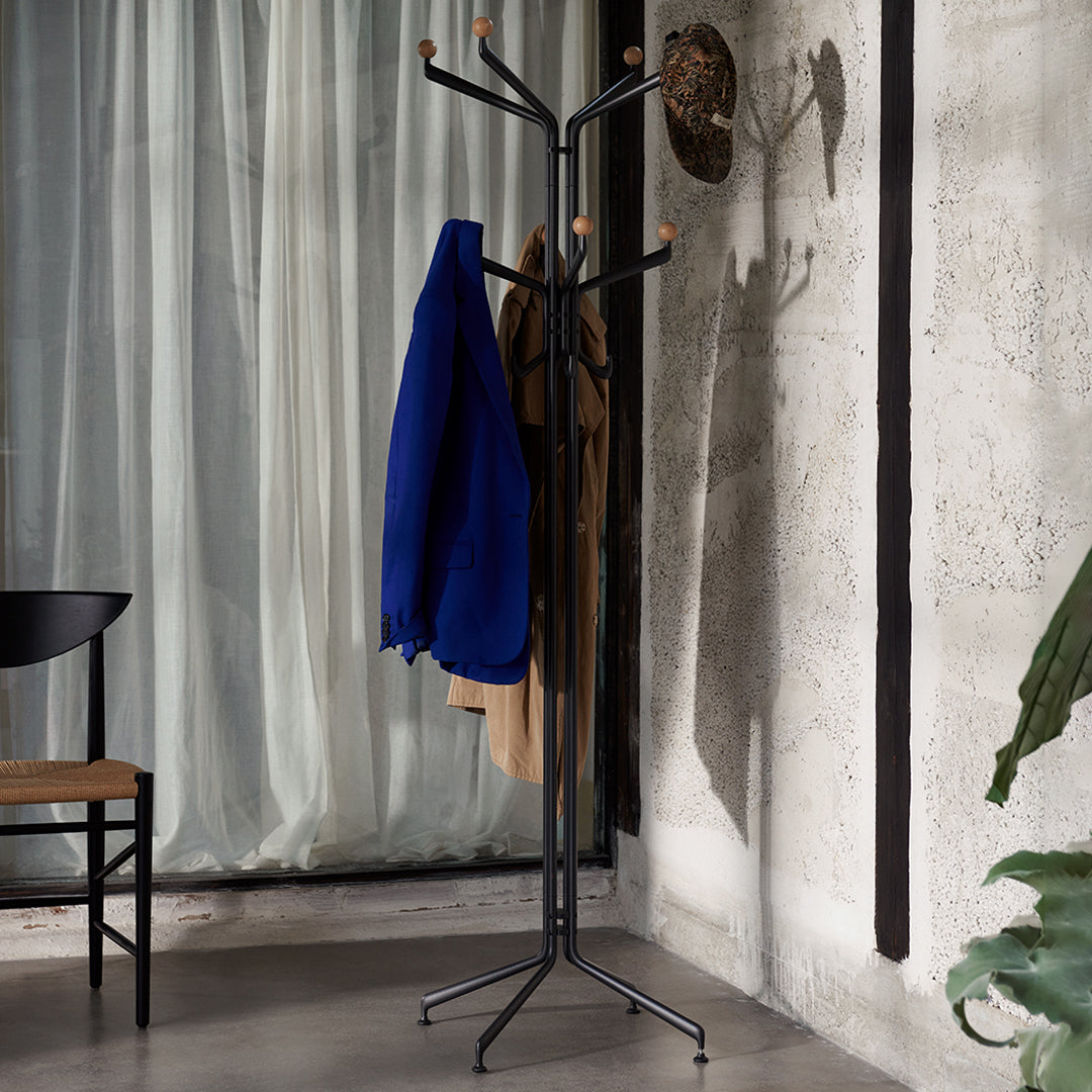 SC77 Modern Coat Stand - Stylish Entryway Organizer for Hats, Jackets & Bags | Perfect for Home, Office & Dorm Decor