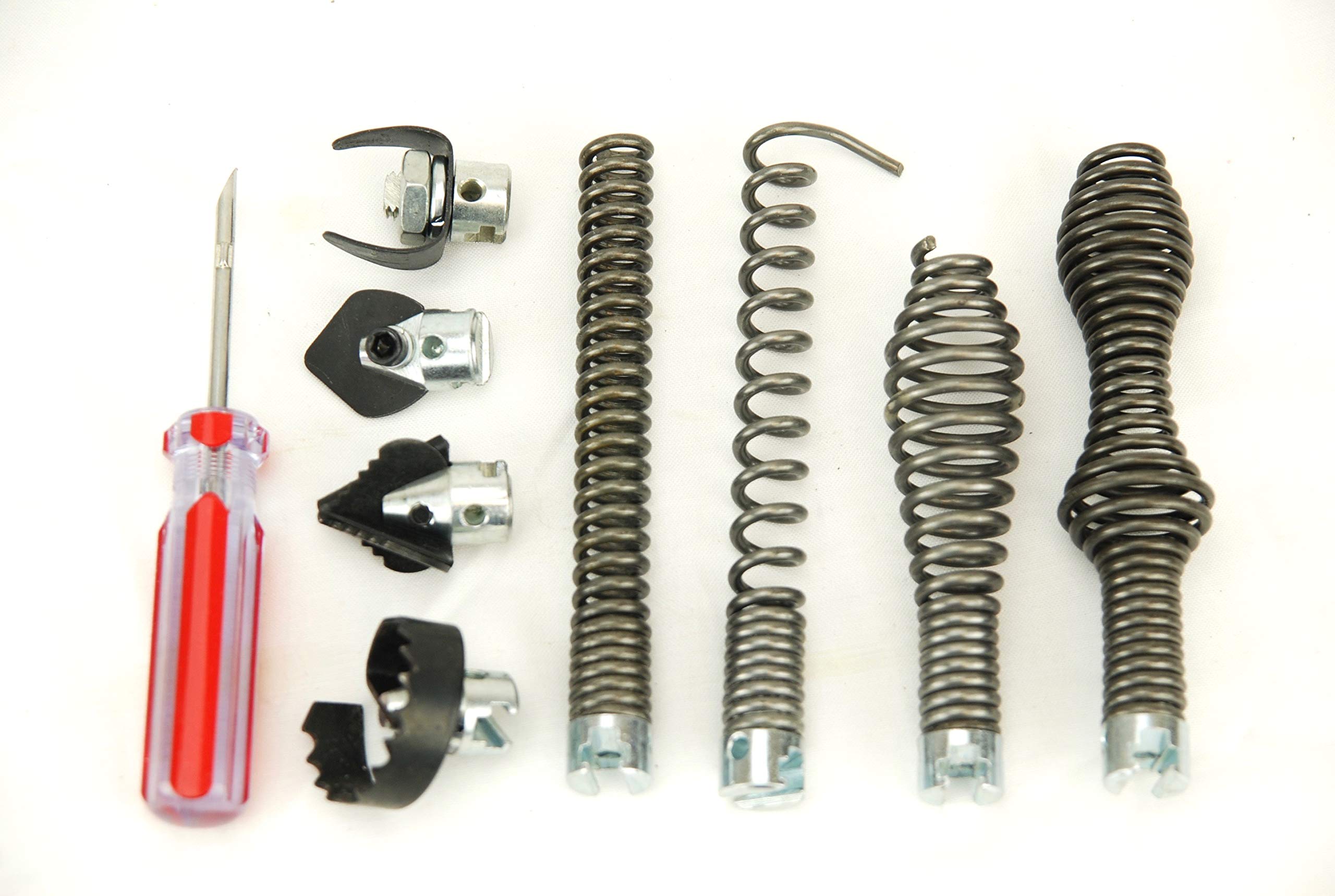 8-Piece Pipe Drain Cutter Set for Ridgid S75 - BLUEROCK Tools for Plumbing & Drain Cleaning