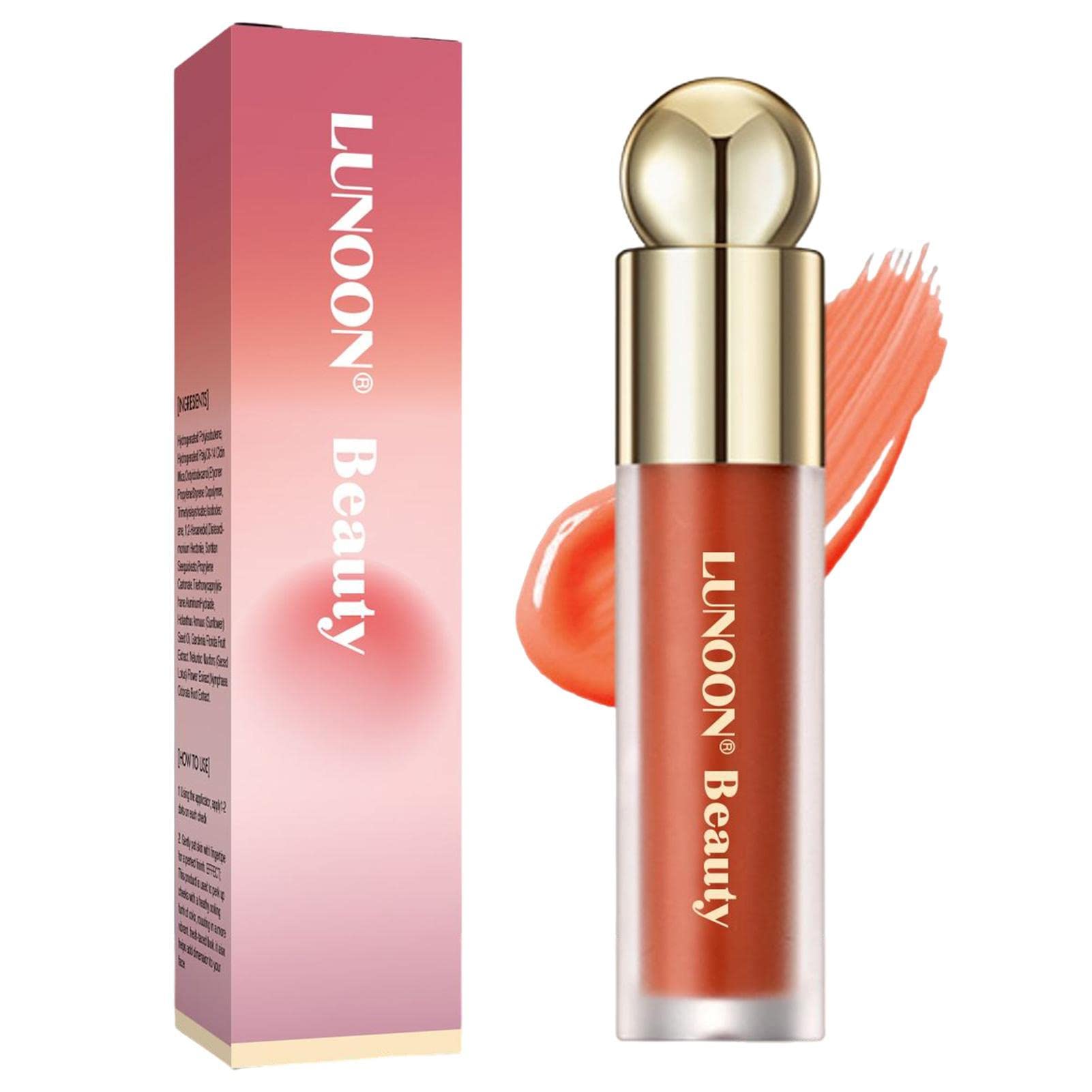 2-in-1 Liquid Blush & Lip Tint - Natural Longwear Multistick for Cheeks & Lips - Perfect for Daily Makeup & On-the-Go Touch Ups