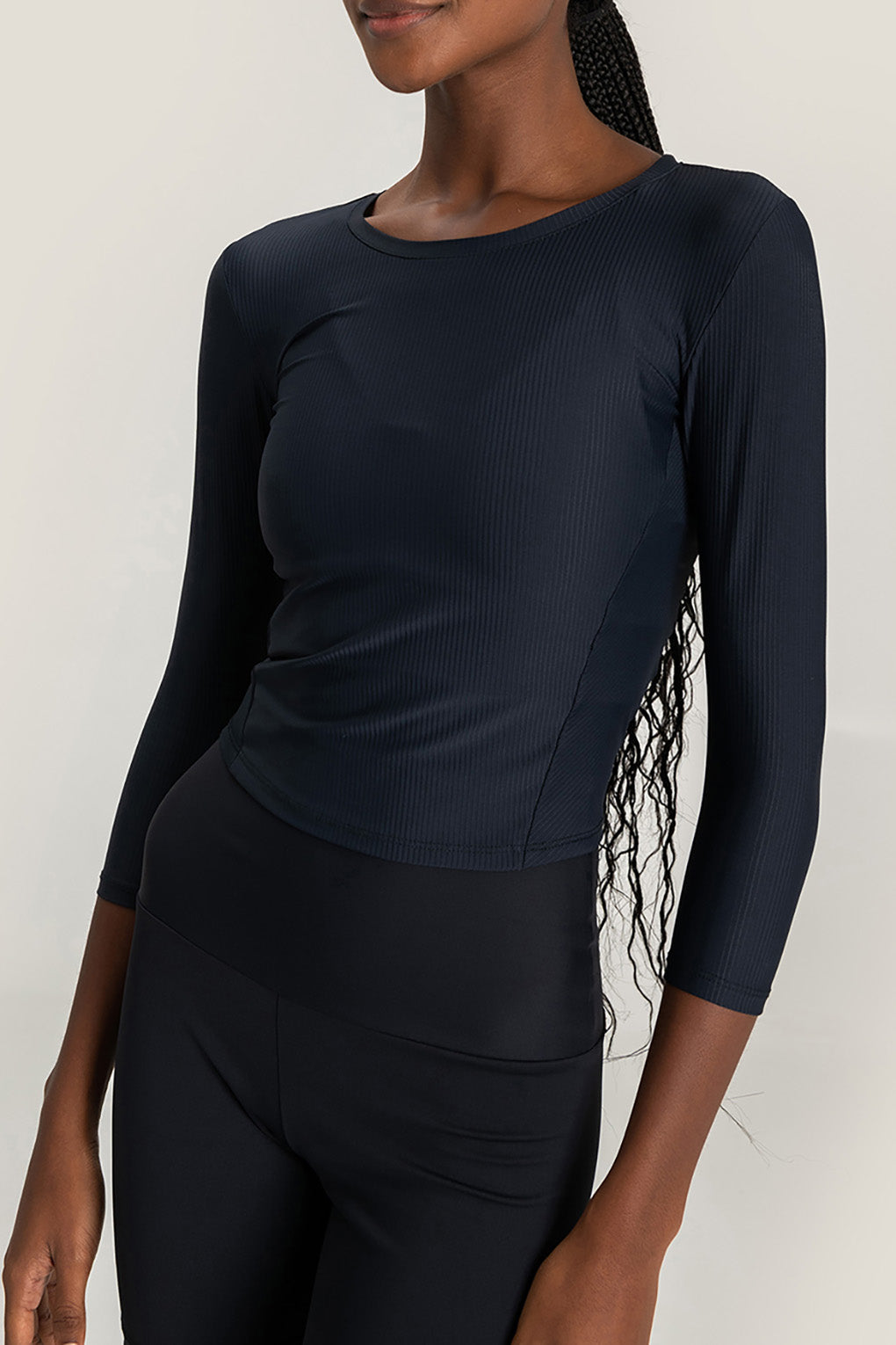 Essential Ribbed T-Shirt for Women - Soft Stretch Casual Tee - Perfect for Everyday Wear, Layering & Workouts