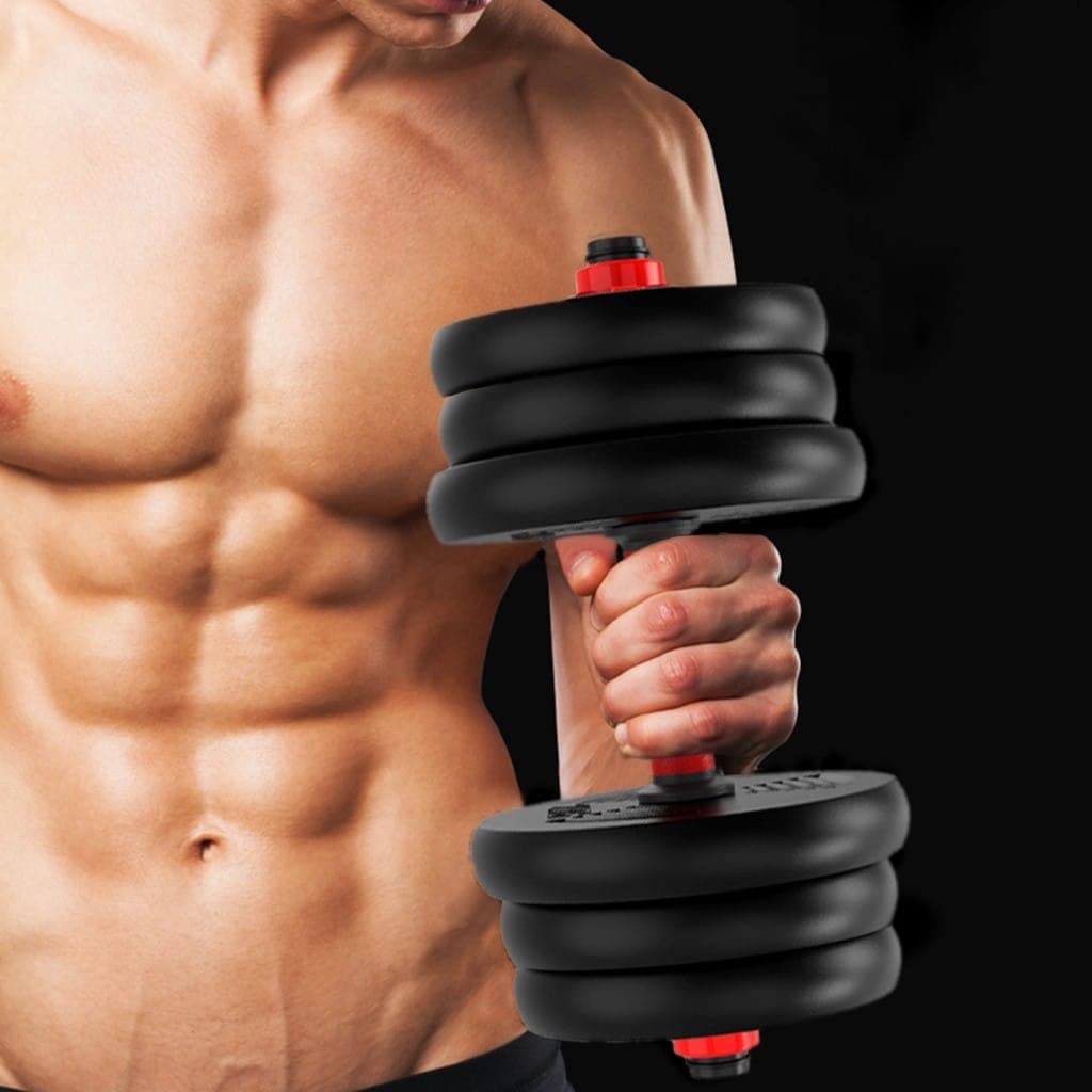 2-Pack 10lbs Black Weight Plates with 2-Inch Grip - Perfect for Home Gym, Strength Training & CrossFit Workouts