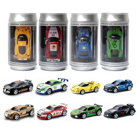 Mini RC Car 1:58 Scale - 2.4G Wireless Remote Control Racing Toy, Portable Micro Size Fits in Pocket (Blue) - Perfect for Kids Birthday Gifts, Office Desk Racing, and Indoor Family Fun