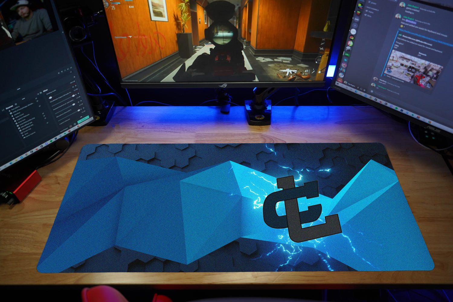 CartoonL1ve Gaming Mouse Pad - Non-Slip Rubber Base, Smooth Surface for Precise Control - Perfect for PC, Laptop, Office & Gaming Setup
