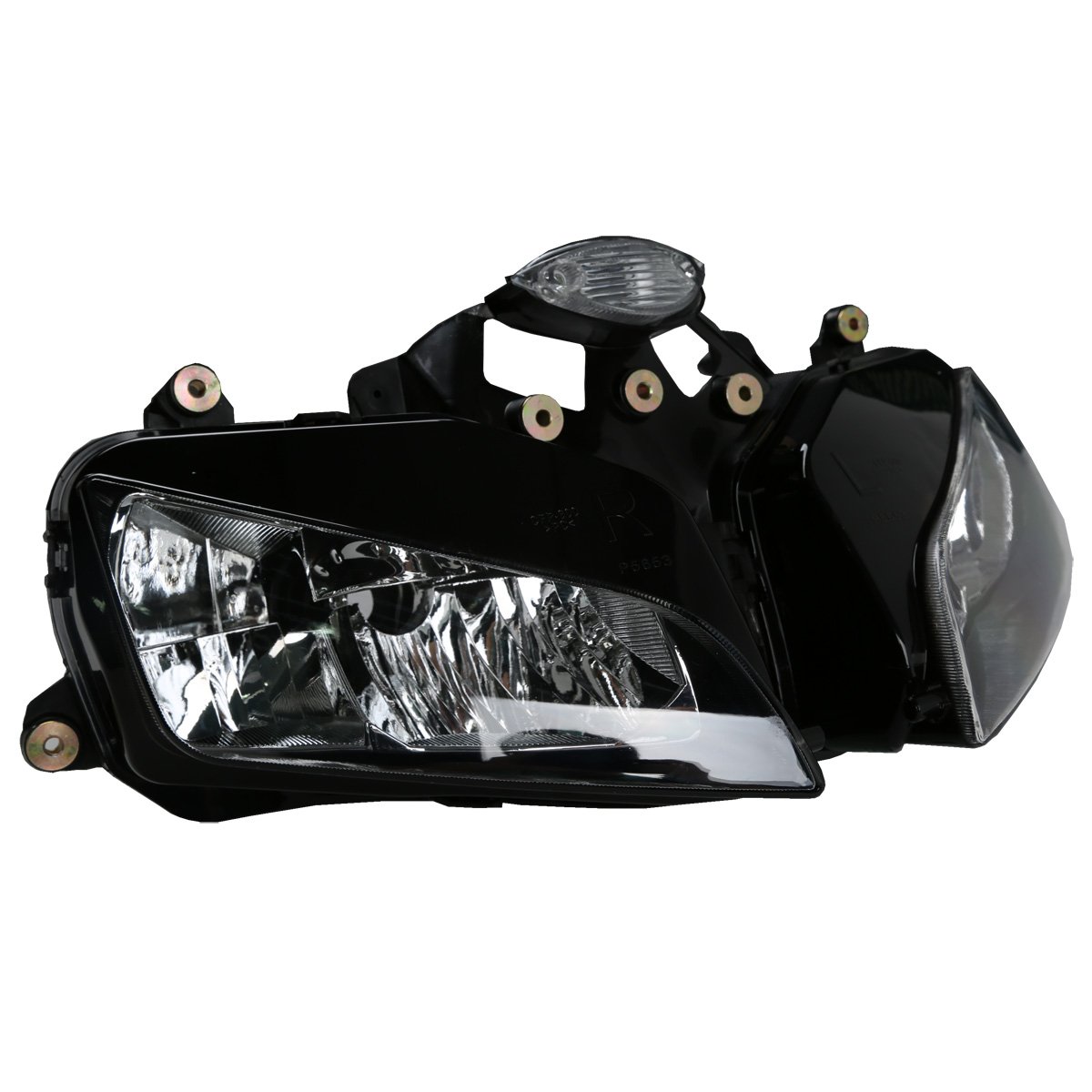 XFMT Motorcycle Headlight Assembly - Compatible with Honda CBR 600RR 2003-2006 Models - High Performance LED Headlamp for Night Riding and Improved Visibility