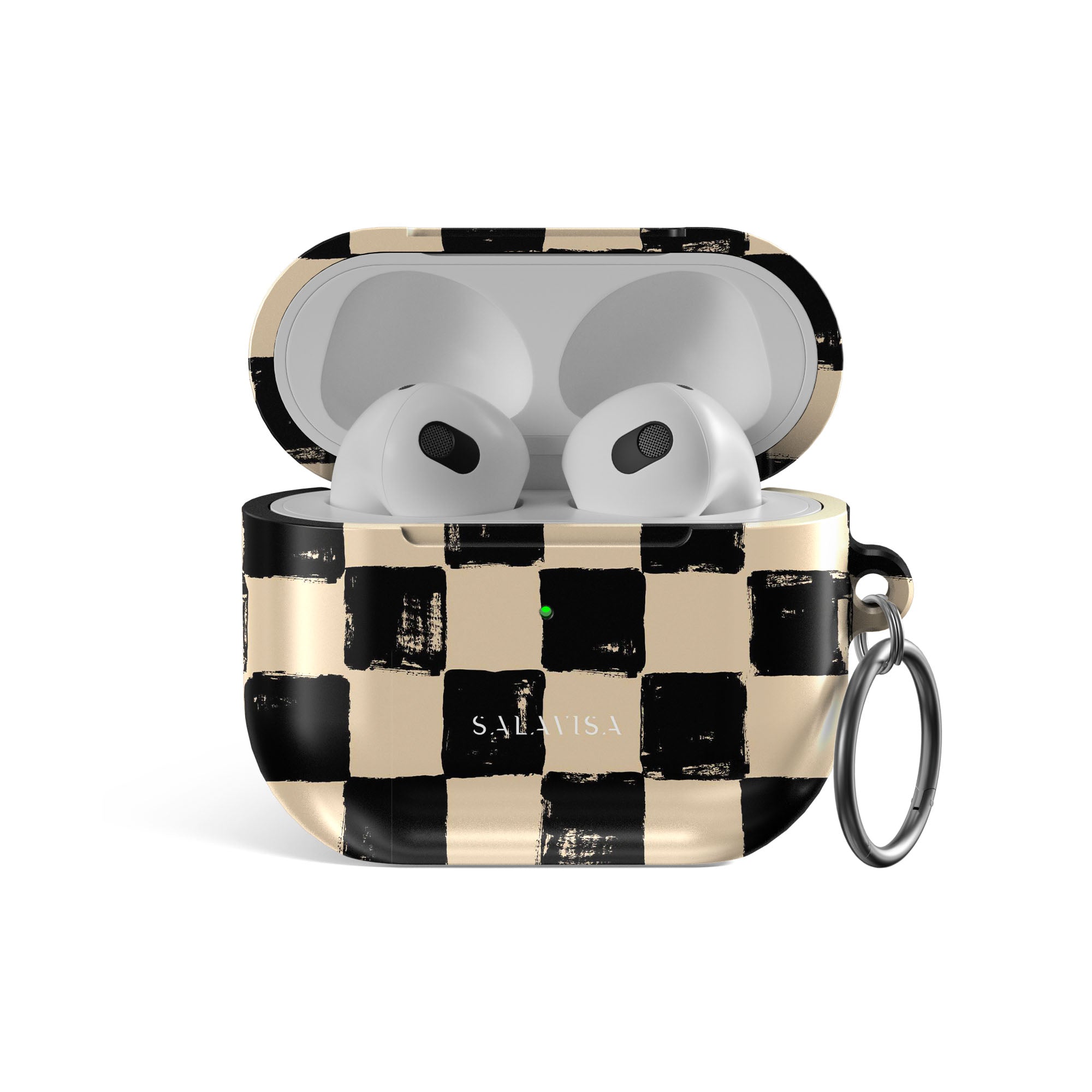 Premium Wooden Chess Board Design AirPods Case - Protective Cover for AirPods 1/2/3 Pro - Perfect Gift for Chess Lovers & Tech Enthusiasts - Use at Home, Office or Travel
