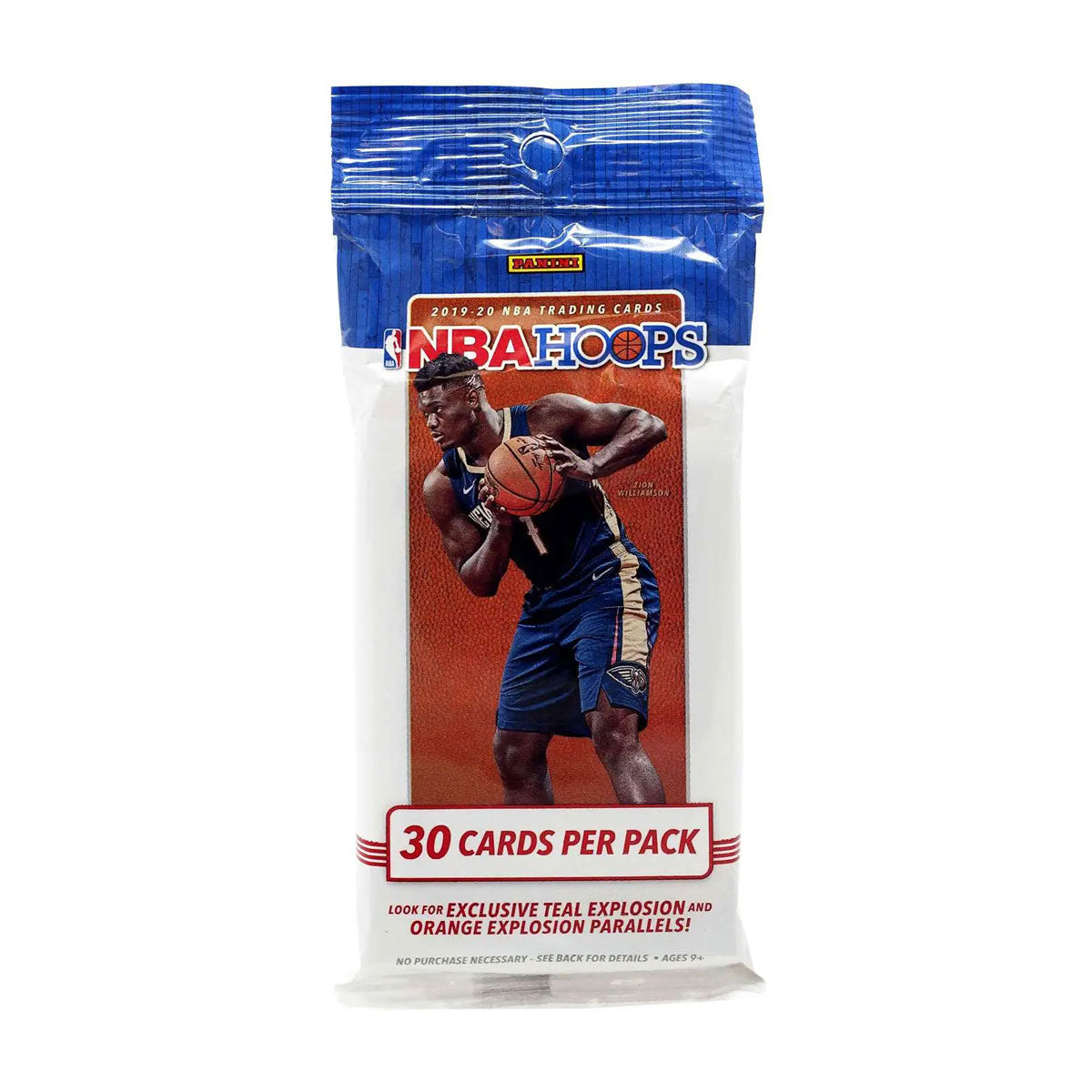 2019-2020 Panini NBA Hoops Basketball Trading Cards Value Pack - 10 Cards Per Pack, Collectible Sports Memorabilia for Basketball Fans and Card Collectors - Perfect for Gifts, Trading, and Display