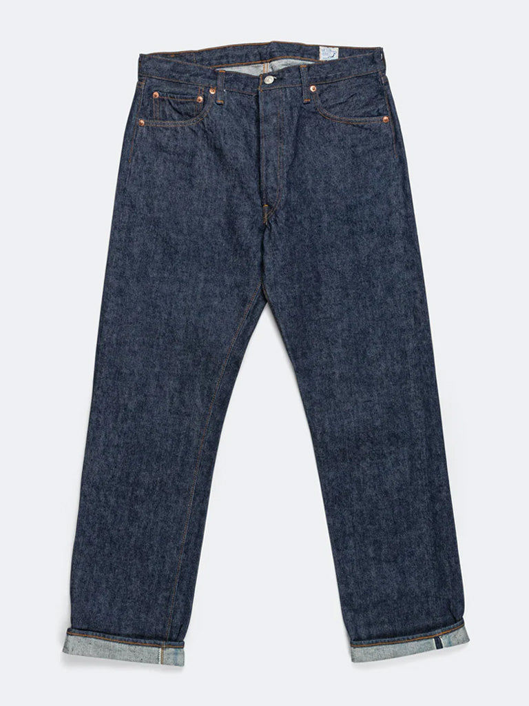 Orslow 1966 Standard One Wash Jeans - Classic Straight Fit Denim Pants for Men | Perfect for Casual Wear, Work & Everyday Outfits