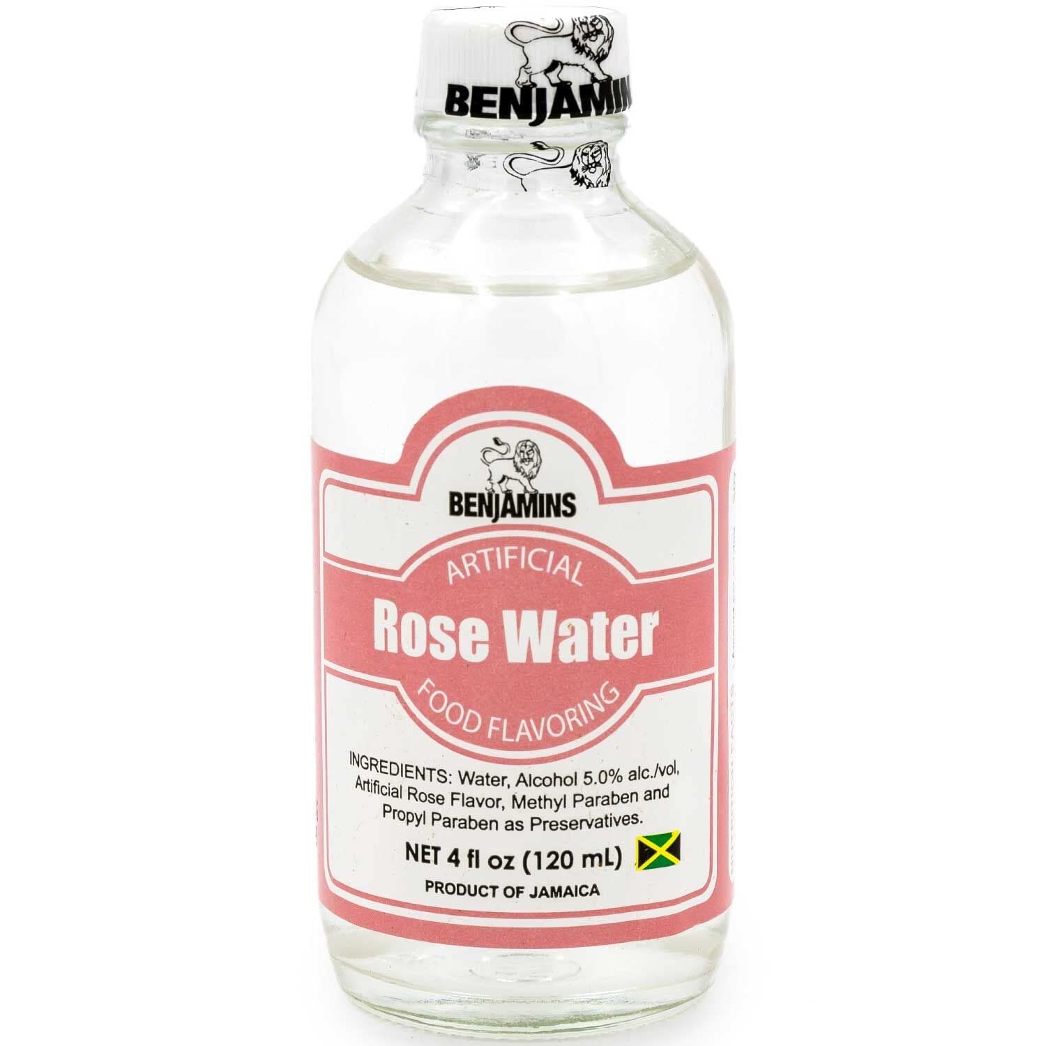Benjamins Rose Water - 4oz | 100% Pure & Natural Facial Toner & Hydrating Mist | Perfect for Skincare Routine, Makeup Setting & On-the-Go Refreshment