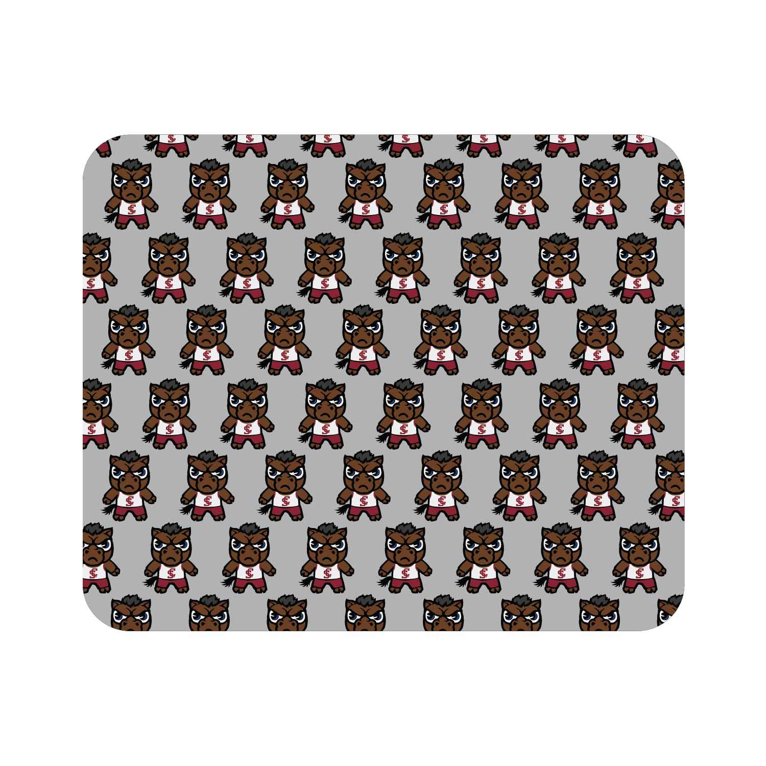 OTM Essentials Santa Clara University Fabric Mouse Pad - Standard Size Gaming & Office Desk Accessory with Tokyodachi Mascot Design | Perfect for College Dorms, Workstations & PC Gaming Setups