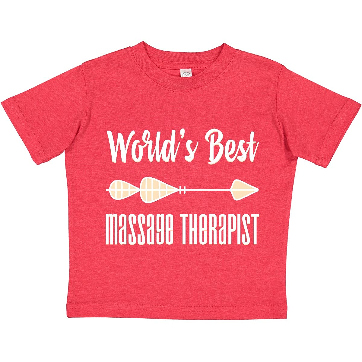 Inktastic Massage Therapist Arrow Design - World's Best Toddler T-Shirt | Perfect Gift for Massage Professionals & Cute Outfit for Kids