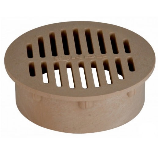 60S 6 Round Grate Sand for NDS - Premium Drainage Solution for Landscaping, Gardens & Outdoor Areas
