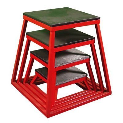 Ader Plyometric Jump Box - Adjustable Height 6'' to 42'' for CrossFit, HIIT & Athletic Training - Perfect for Home Gym, Parkour & Fitness Workouts